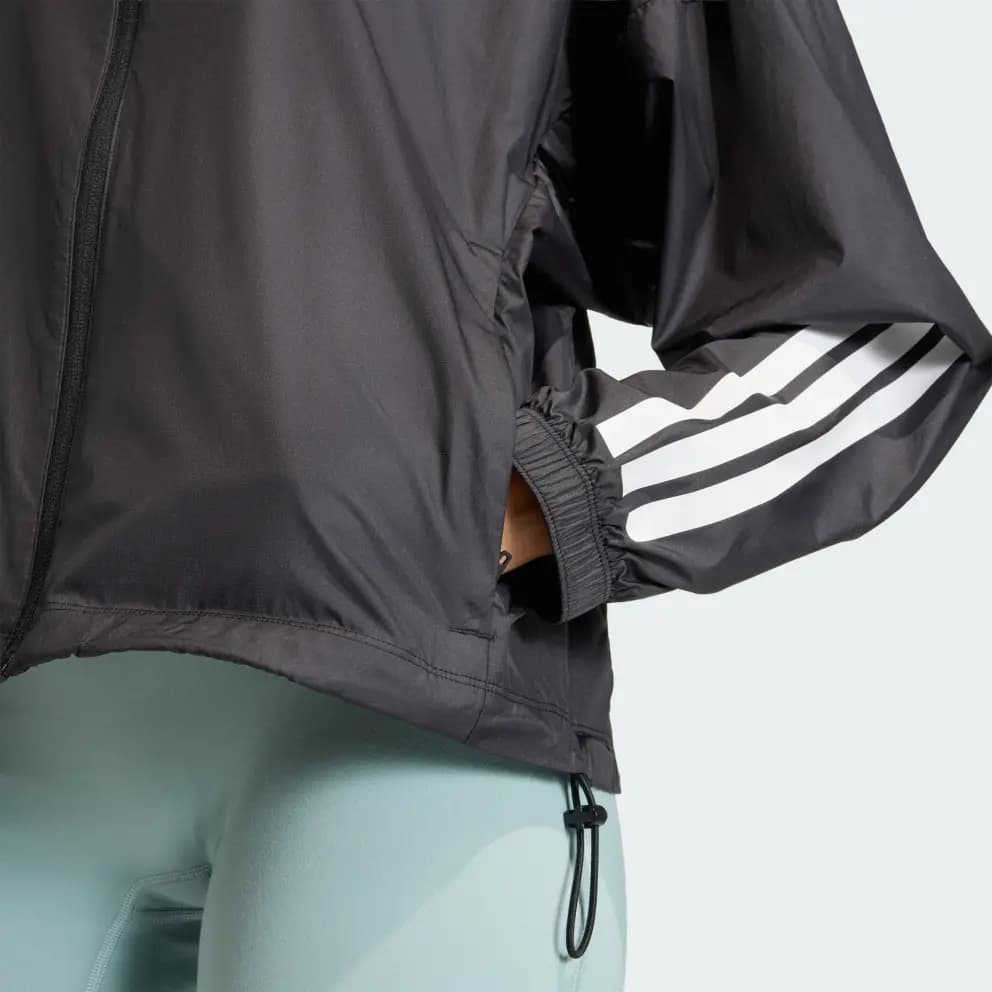 adidas Hyperglam 3-Stripes Qadın Küləkdənqoruyan Kurtka 5