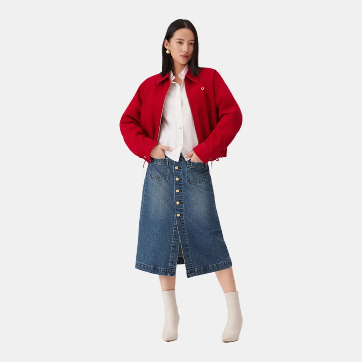 Levi's Year of the Horse Denim Ətək Qadın 3