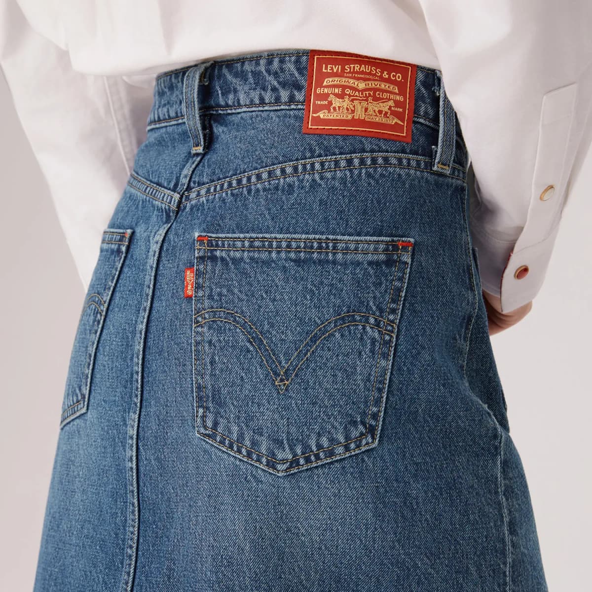 Levi's Year of the Horse Denim Ətək Qadın 6