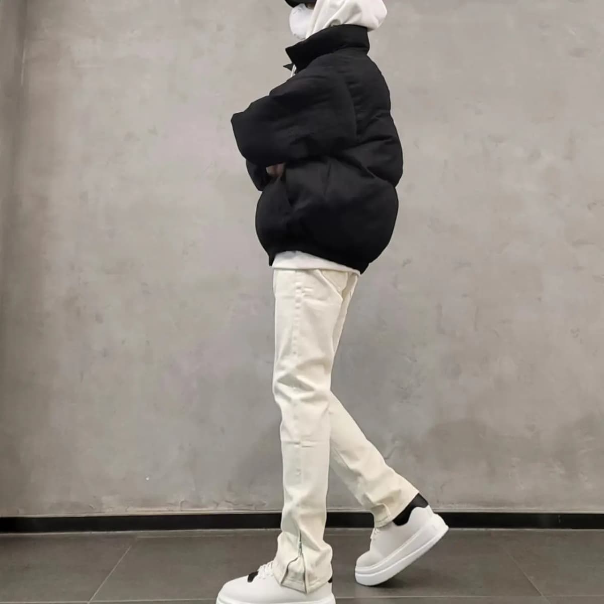 HARSH AND CRUEL Cins Şalvar Unisex Qara 11