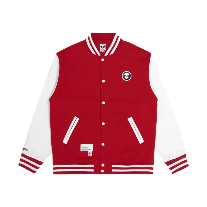 Aape Moonface Logo Varsity Gödəkçə 7