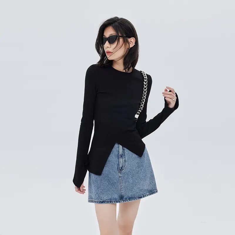 SOON FLOWER Knitwear Fall Women's Black 3