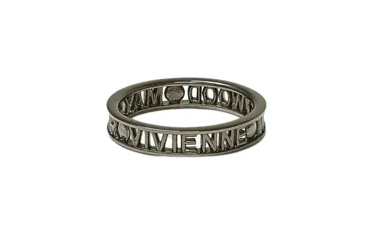 Vivienne Westwood Üzük Unisex Qara Metal