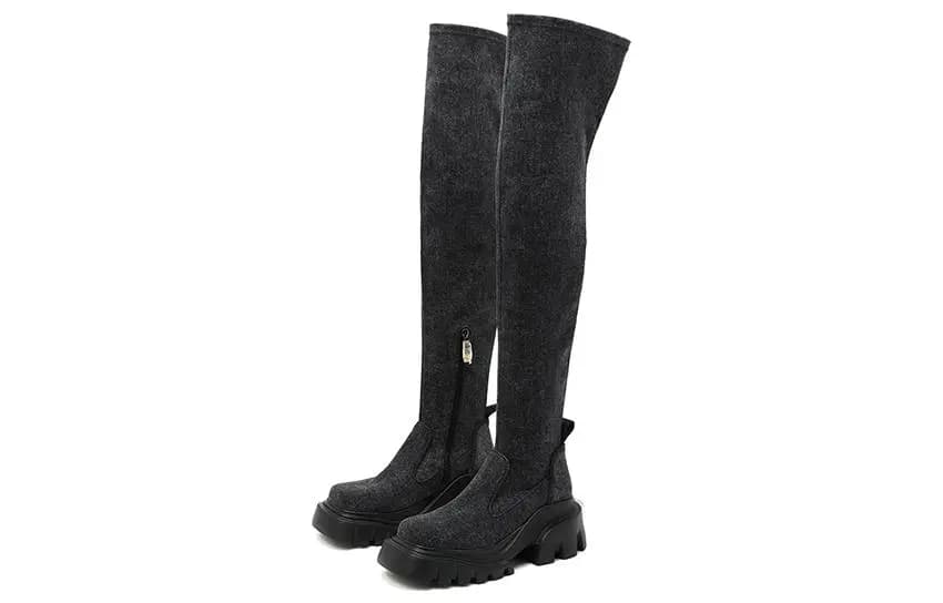 DAPHNE LAB Candy Series Knee High Over The Knee Boots Women's 25