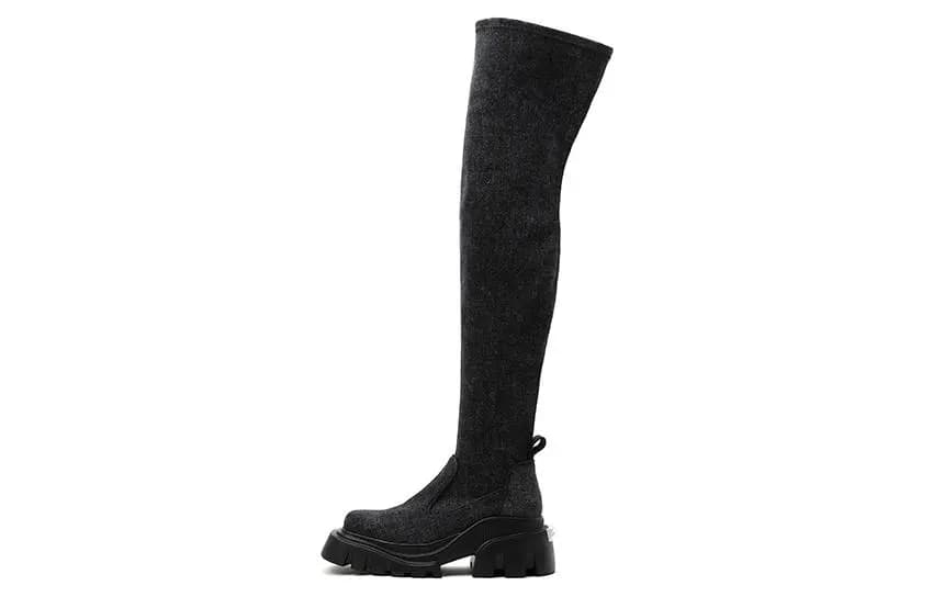 DAPHNE LAB Candy Series Knee High Over The Knee Boots Women's 21