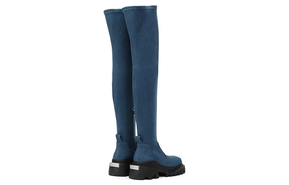 DAPHNE LAB Candy Series Knee High Over The Knee Boots Women's 3