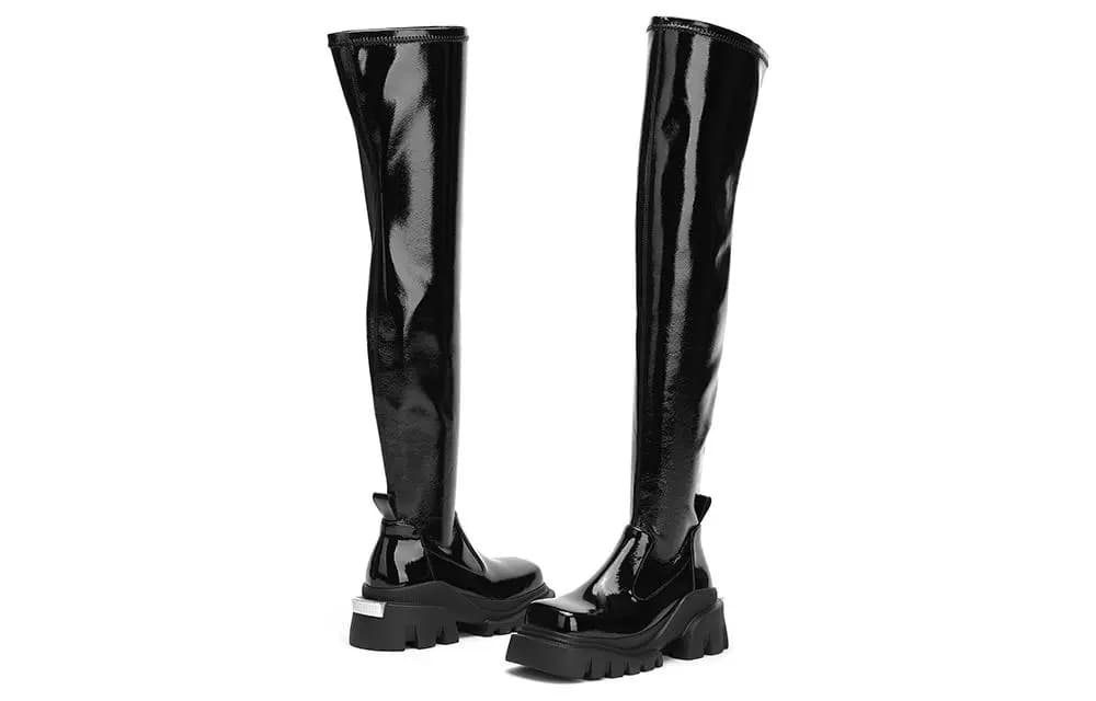 DAPHNE LAB Candy Series Knee High Over The Knee Boots Women's 11