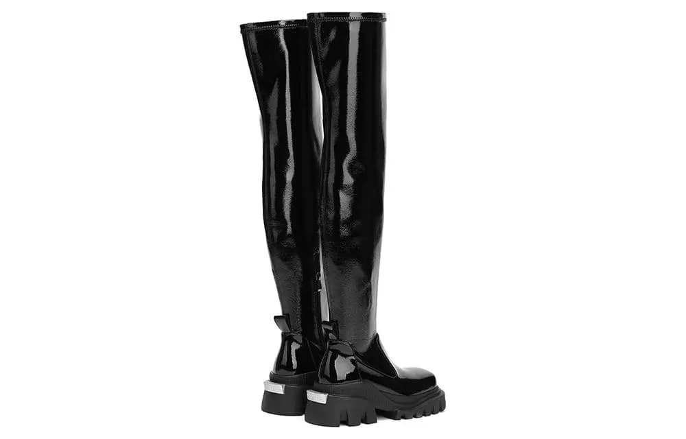 DAPHNE LAB Candy Series Knee High Over The Knee Boots Women's 12