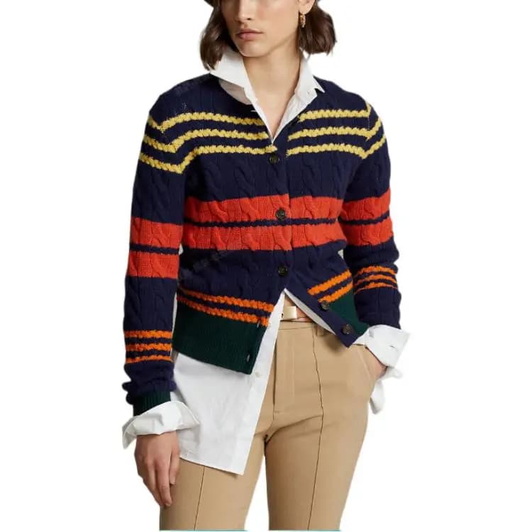 Polo Ralph Lauren FW22 Qadın Sviteri Çoxrəngli 4
