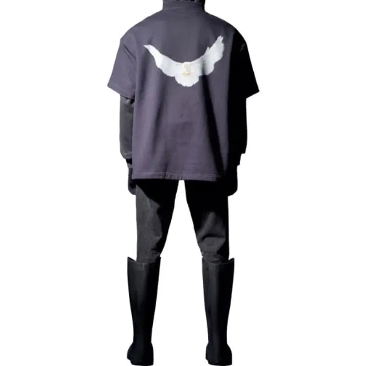 Gap X Balenciaga X YEEZY Unisex Köynək Qara 4