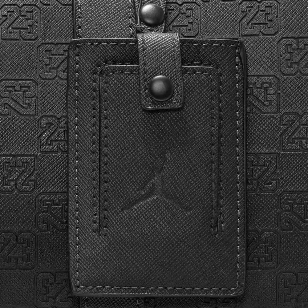 Jordan 25L Simple Large Capacity Polyester Travel Bag Unisex Black 6