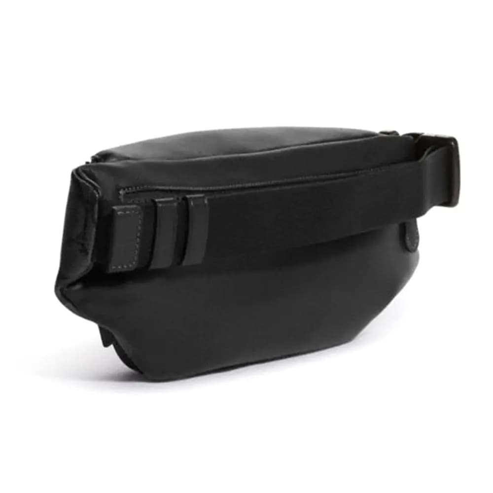 COACH Cow Leather Fanny Pack Women's Black 3