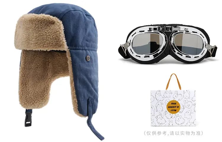 FREE RABBITⅡ Cotton Trapper Hats Unisex 7