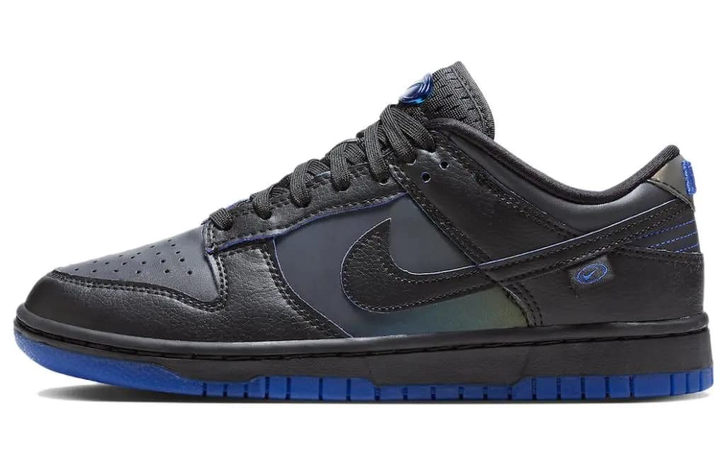 Nike Dunk Low Black Royal Iridescent Qadın