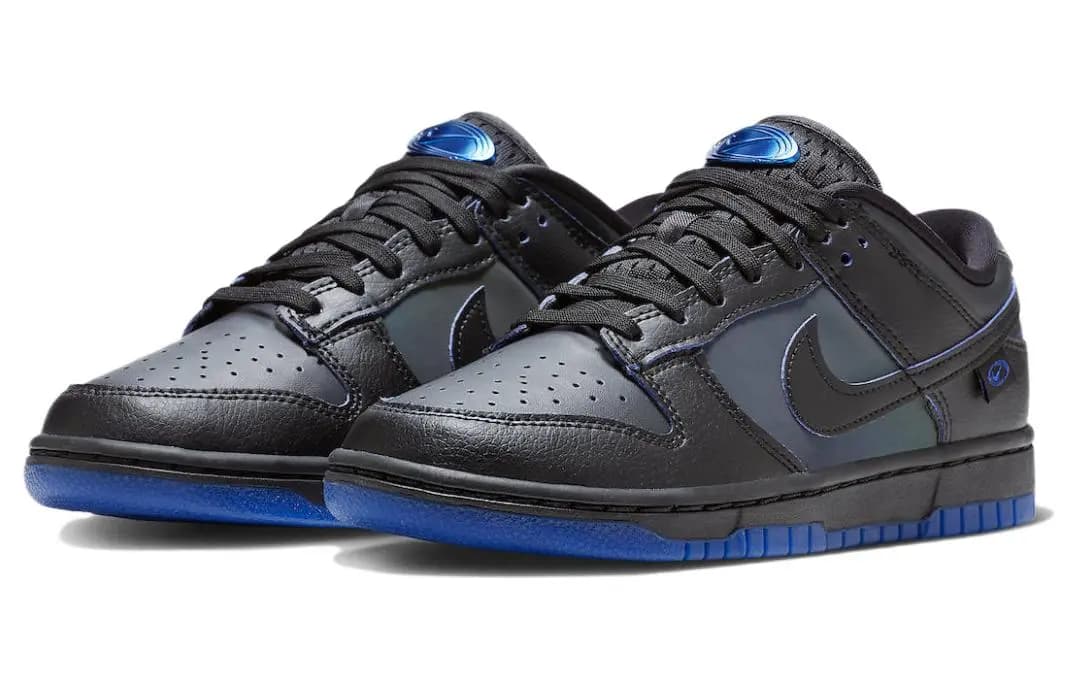 Nike Dunk Low Black Royal Iridescent Qadın 3