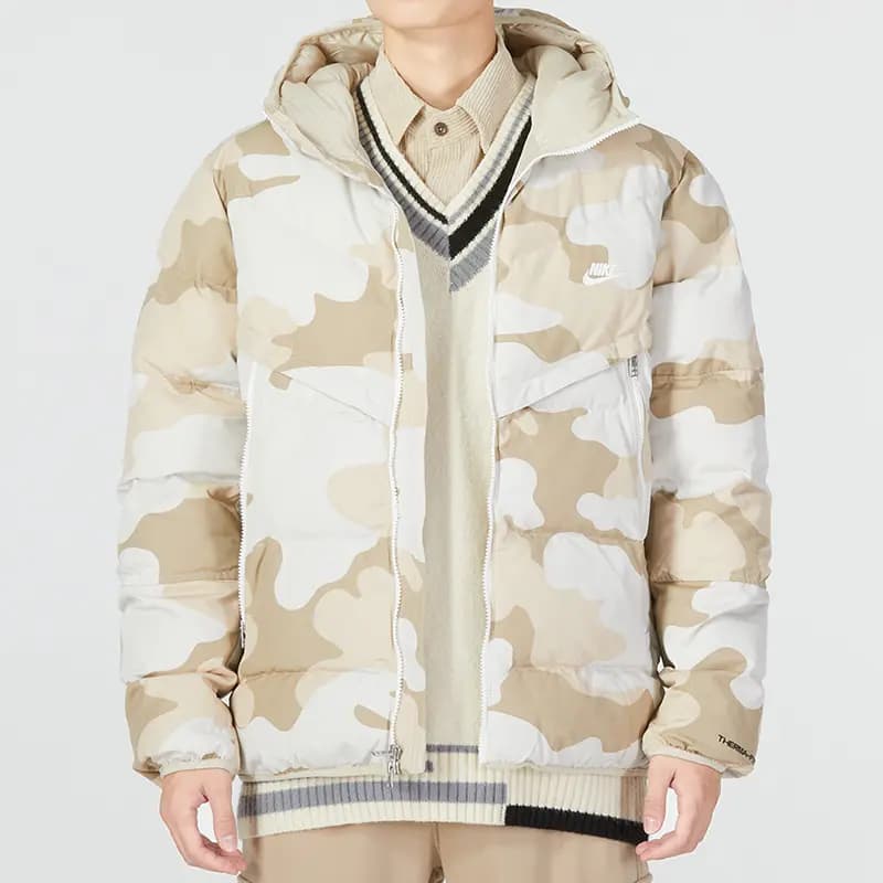 Nike Kişi Puffer Pencəyi Ağ 4