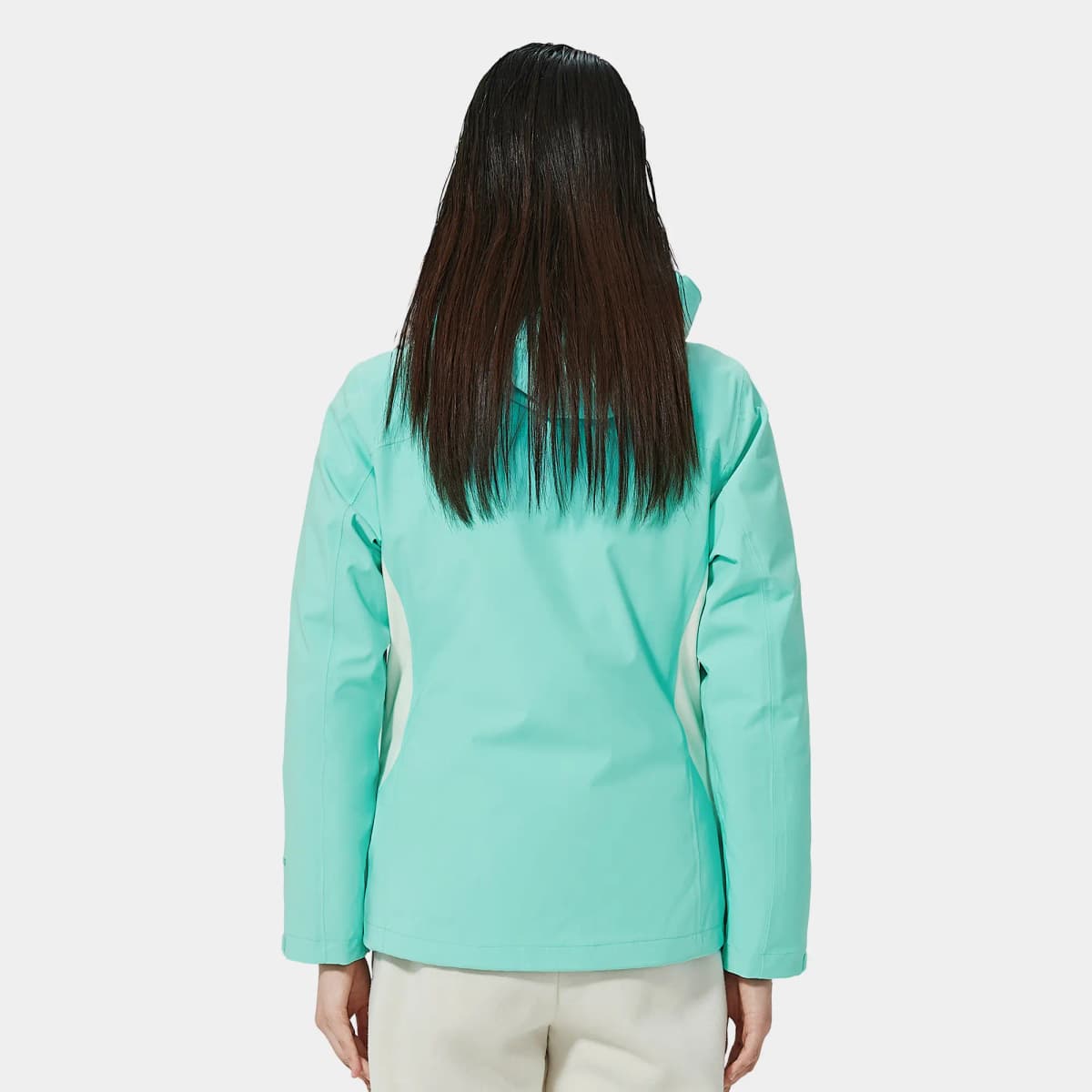 CAMEL All-Weather Series Down Inner Liner Three-Proof Shell Color-Block Hiking Jacket Women's 9