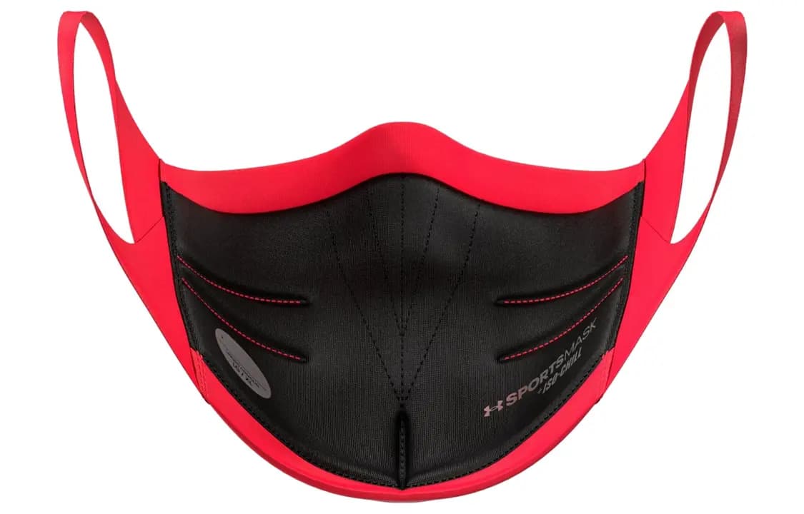 Under Armour Üz Maskası Unisex Qırmızı 2