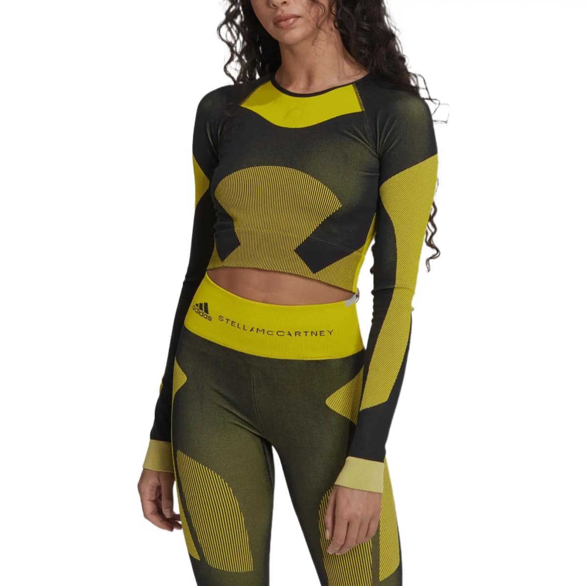 Adidas Qadın Crop Top Çoxrəngli 4