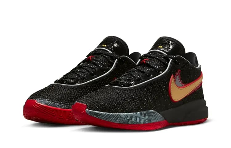 Nike LeBron 20 Black University Red GS 3