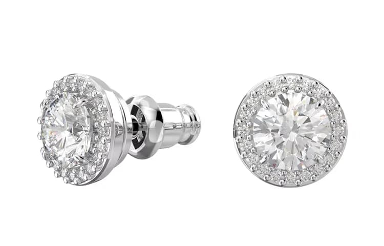 Swarovski Dəyirmi Sırğa Qadın 2