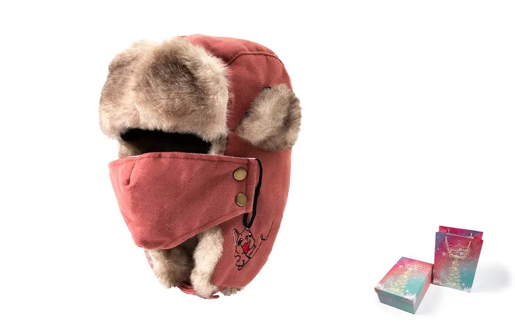 BAIJUAN Polyester Trapper Hats Unisex 12