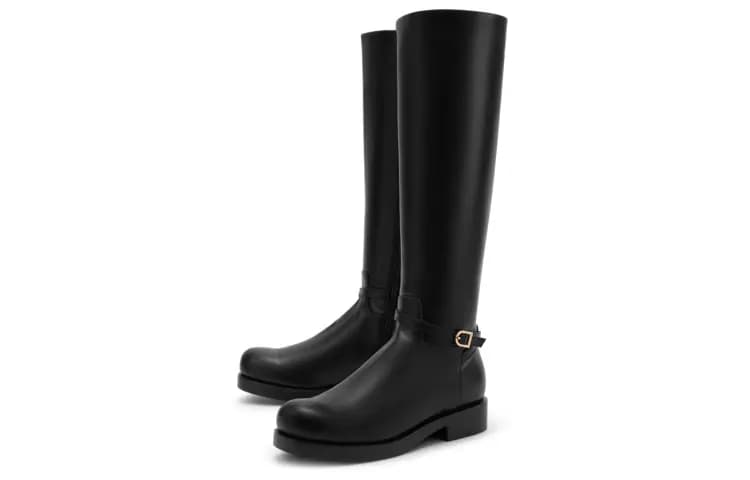 CHARLES&KEITH Cavalier Çəkmə Qadın Qara 2