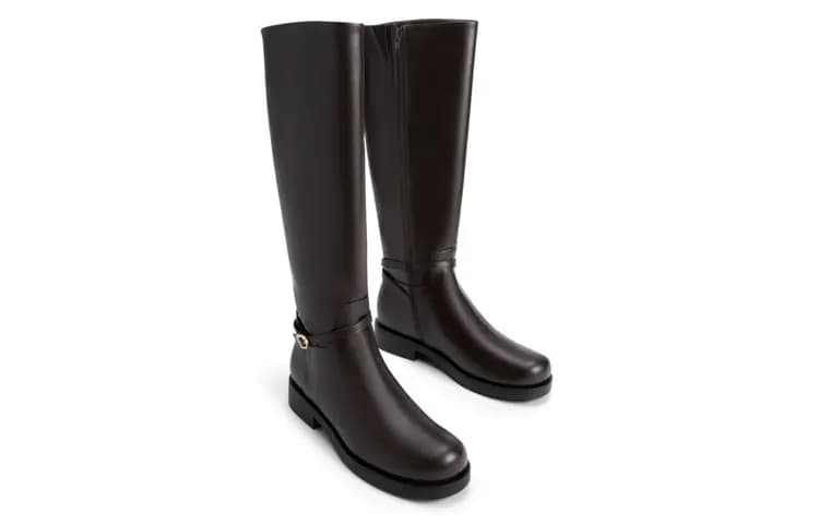 CHARLES&KEITH Cavalier Çəkmə Qadın Qara 7