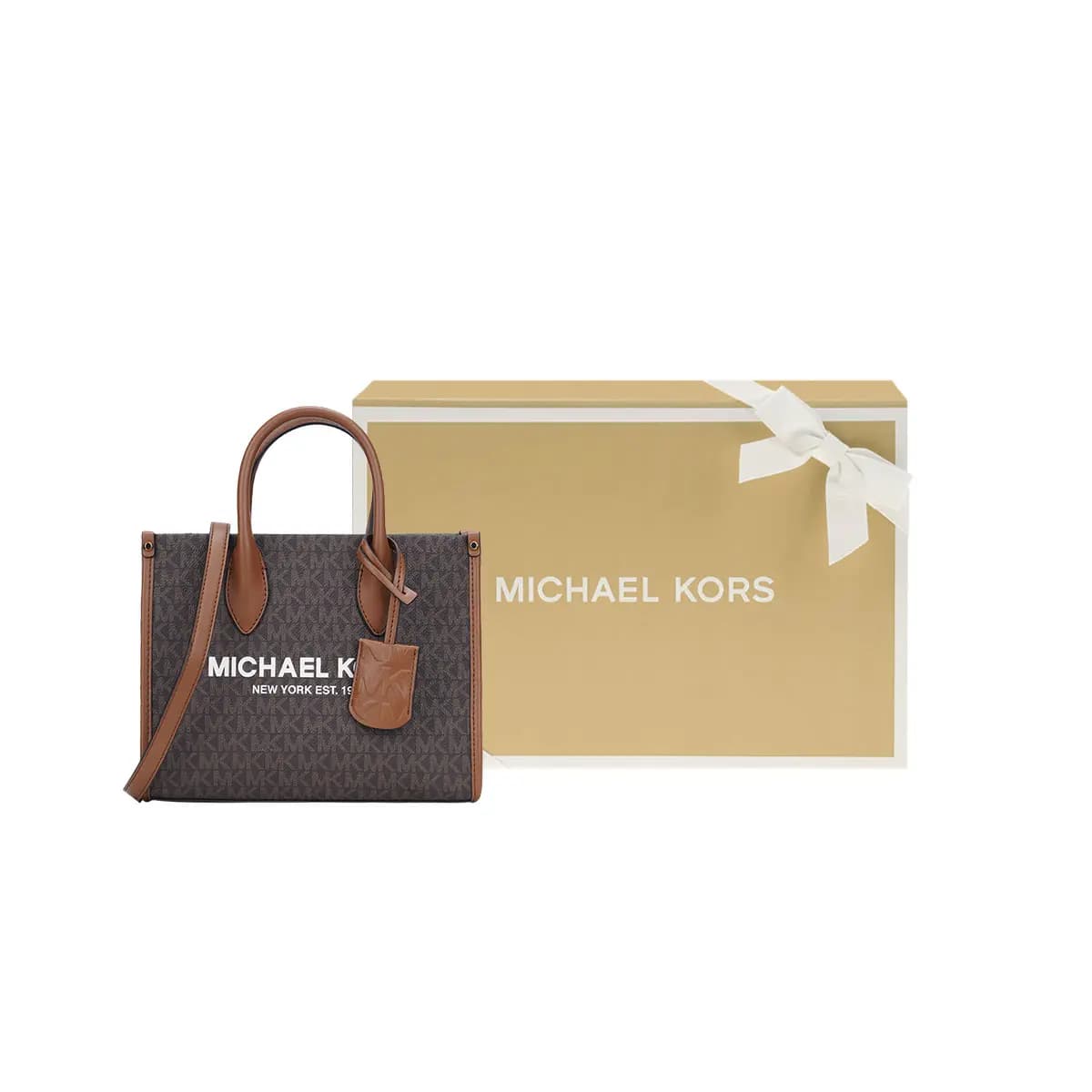 MICHAEL KORS Mirella Çiyin Çantası Qadın Qəhvəyi 5