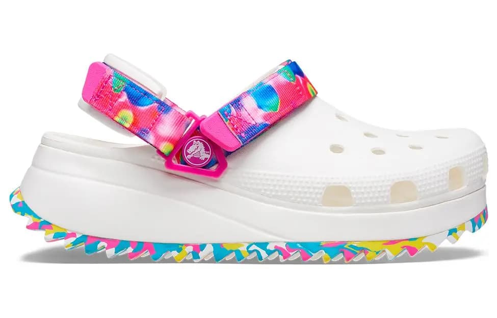Crocs Aurora Dazzling Hiker Kluke Slide Unisex Ağ/Çoxrəngli 2