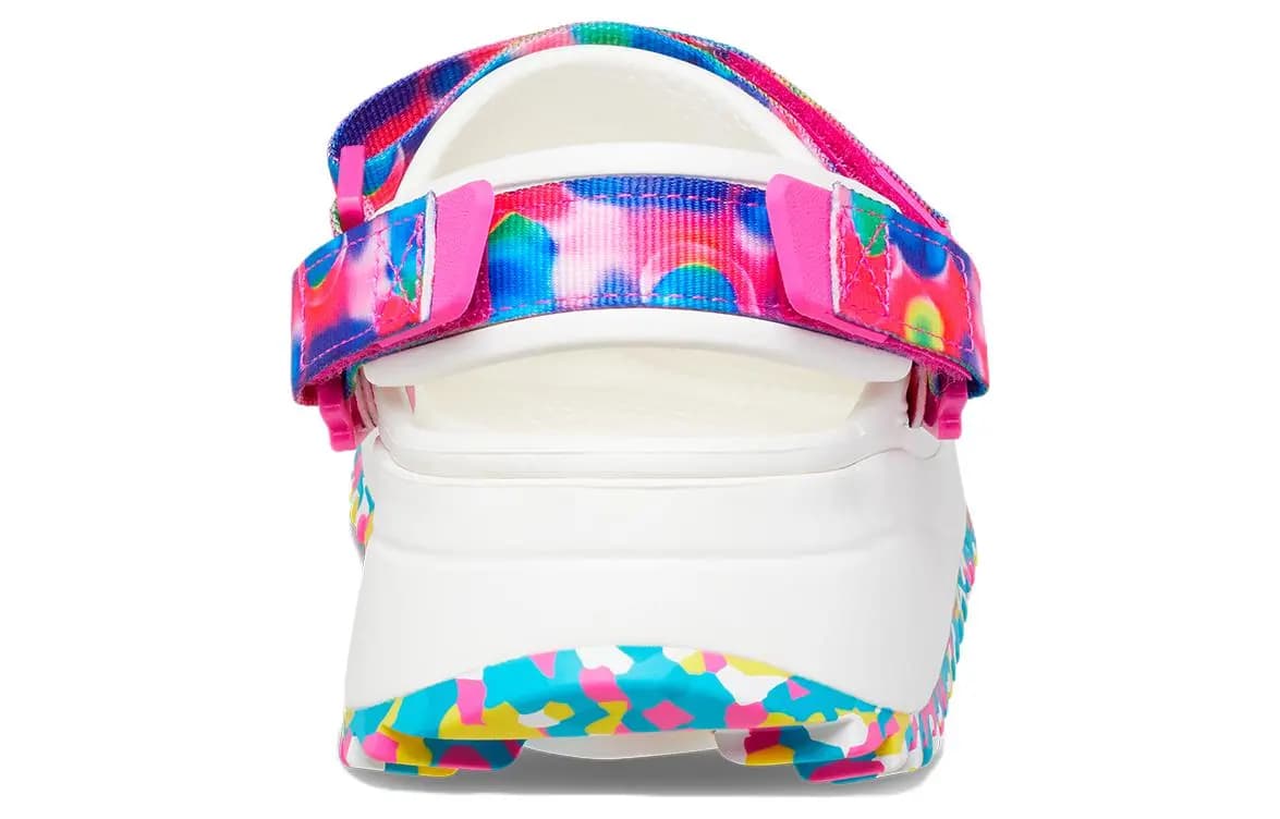 Crocs Aurora Dazzling Hiker Kluke Slide Unisex Ağ/Çoxrəngli 5