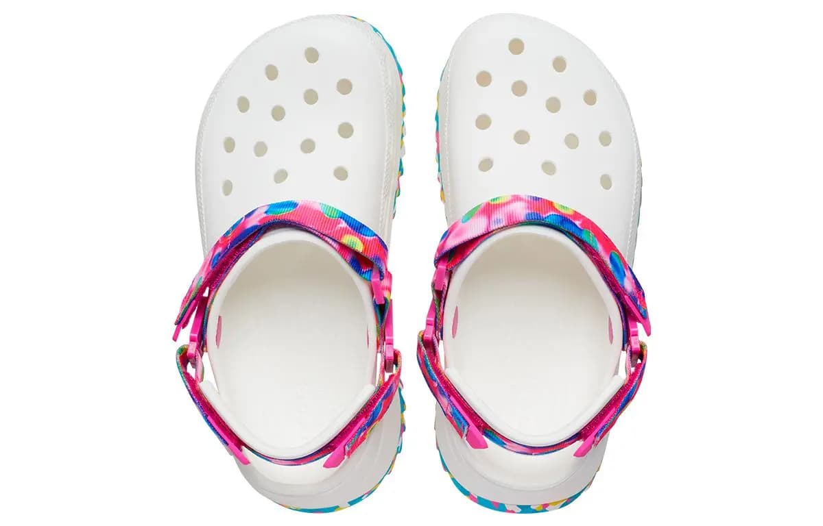 Crocs Aurora Dazzling Hiker Kluke Slide Unisex Ağ/Çoxrəngli 4