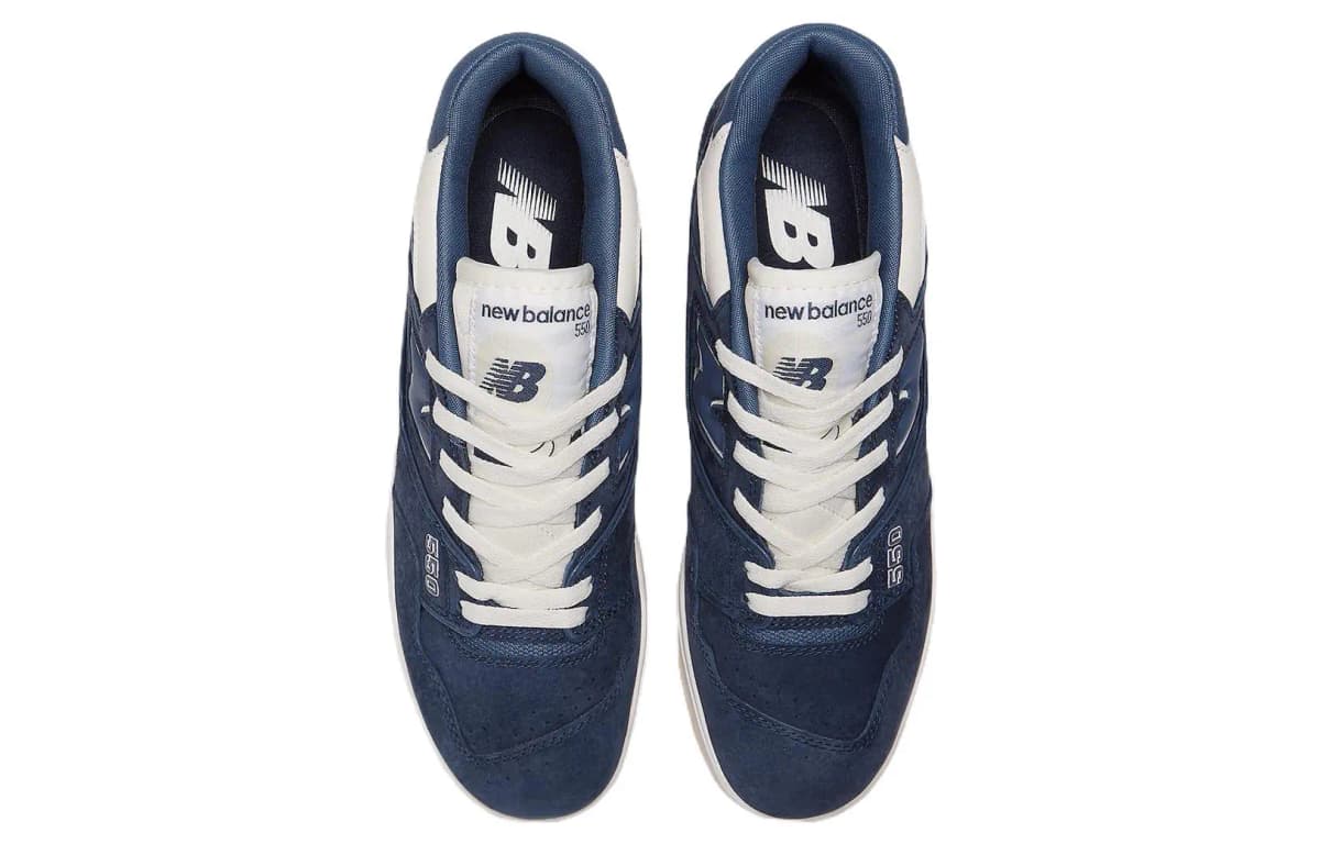 New Balance 550 Natural Indigo Suede 4