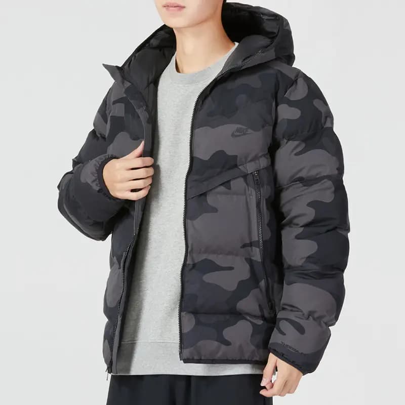 Nike M Nk Tf Wr Pl-Fld Jkt Puffer Pencək Kişi Qara 3