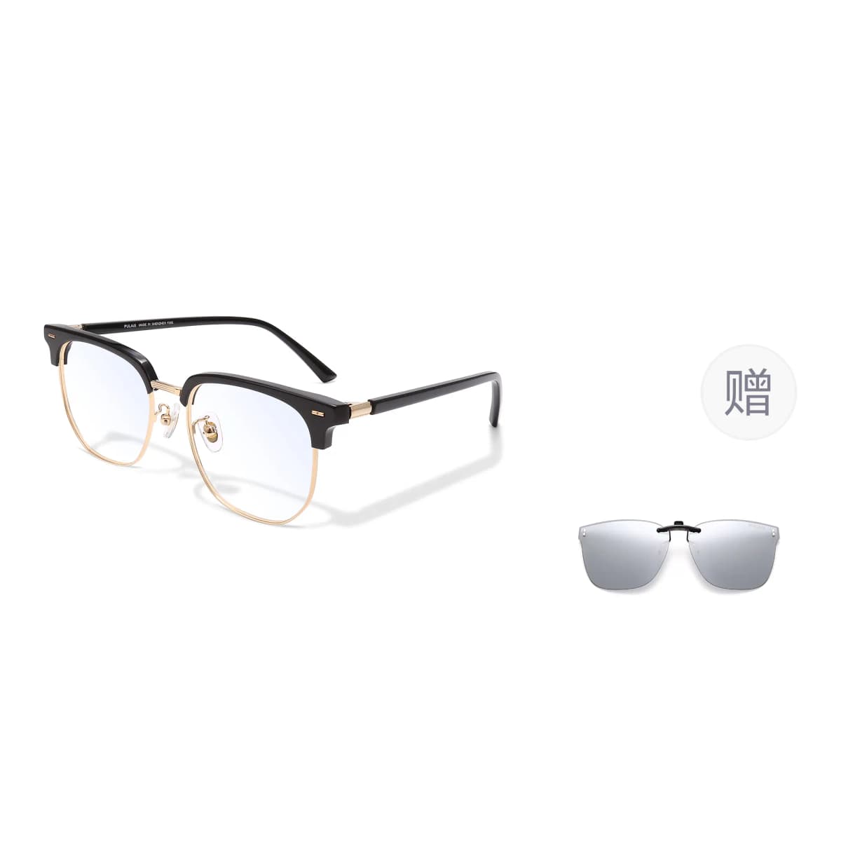 PULAIS Metal Çərçivəli Eynək Unisex 36