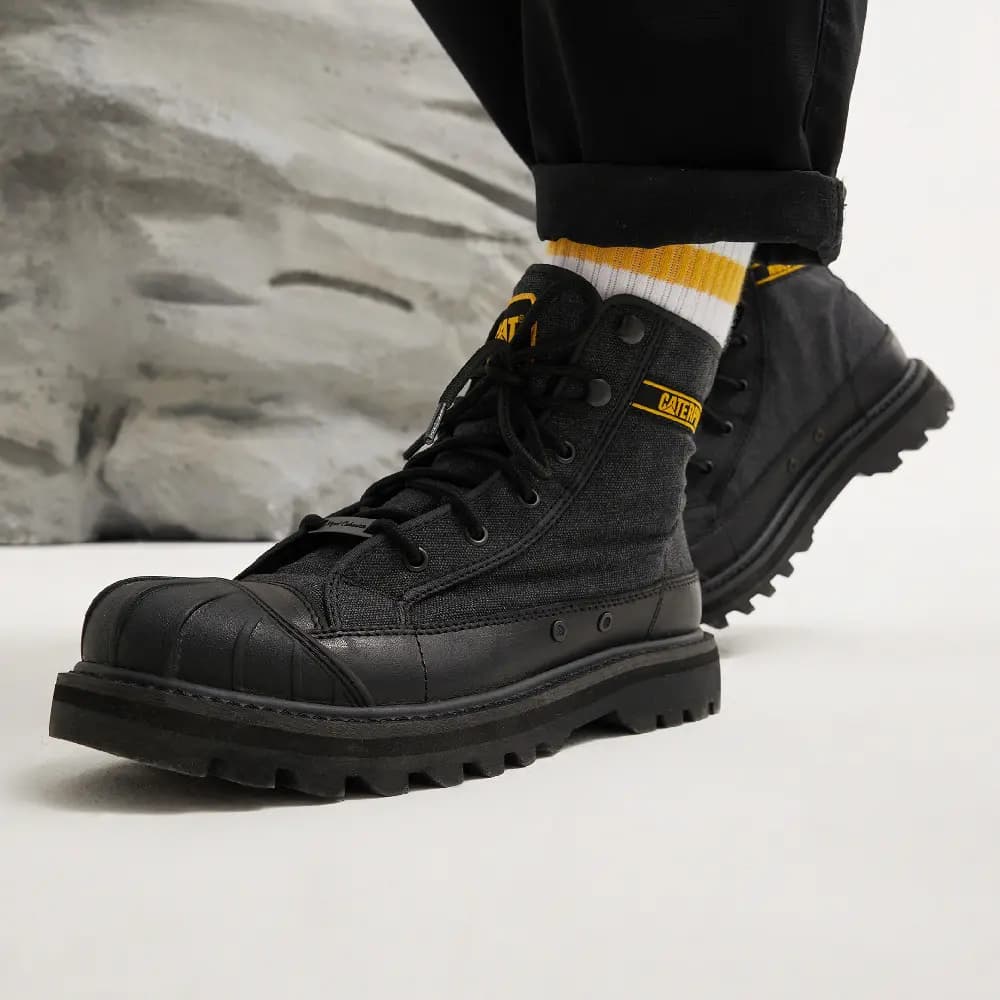 Nigel Cabourn x CAT Outdoor Unisex Çəkmə Qara 7