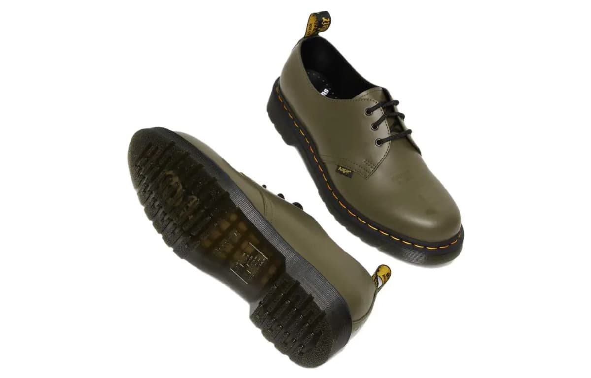 Dr.Martens 1461 Aape Smooth Leather Oxford 'Olive Green' 6
