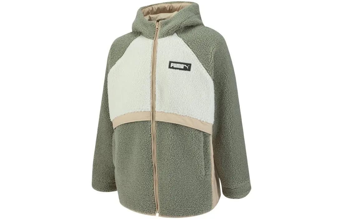 PUMA Winterized Velvet Jackets Unisex Pebble Gray