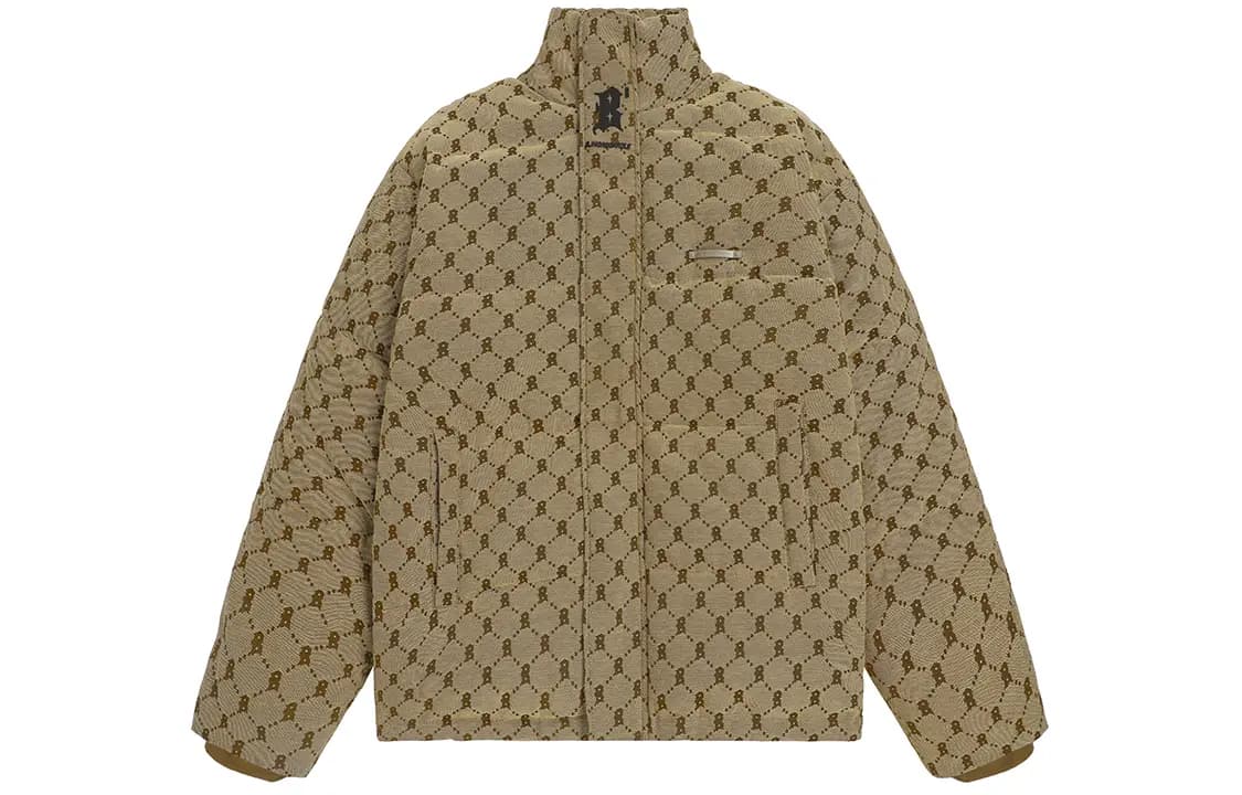 BJHG Puffer Jacket Unisex Coconut Mocha Brown