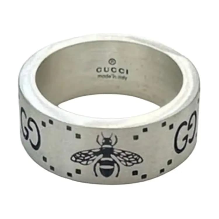 GUCCI Interlocking G And Bee Üzük