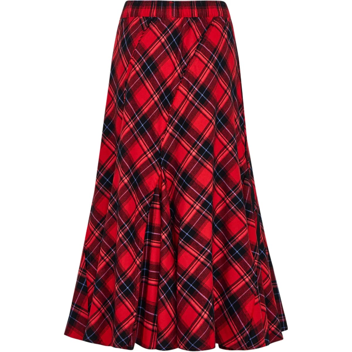 adidas originals CHECK SKIRT Qadın Uzun Ətək 2