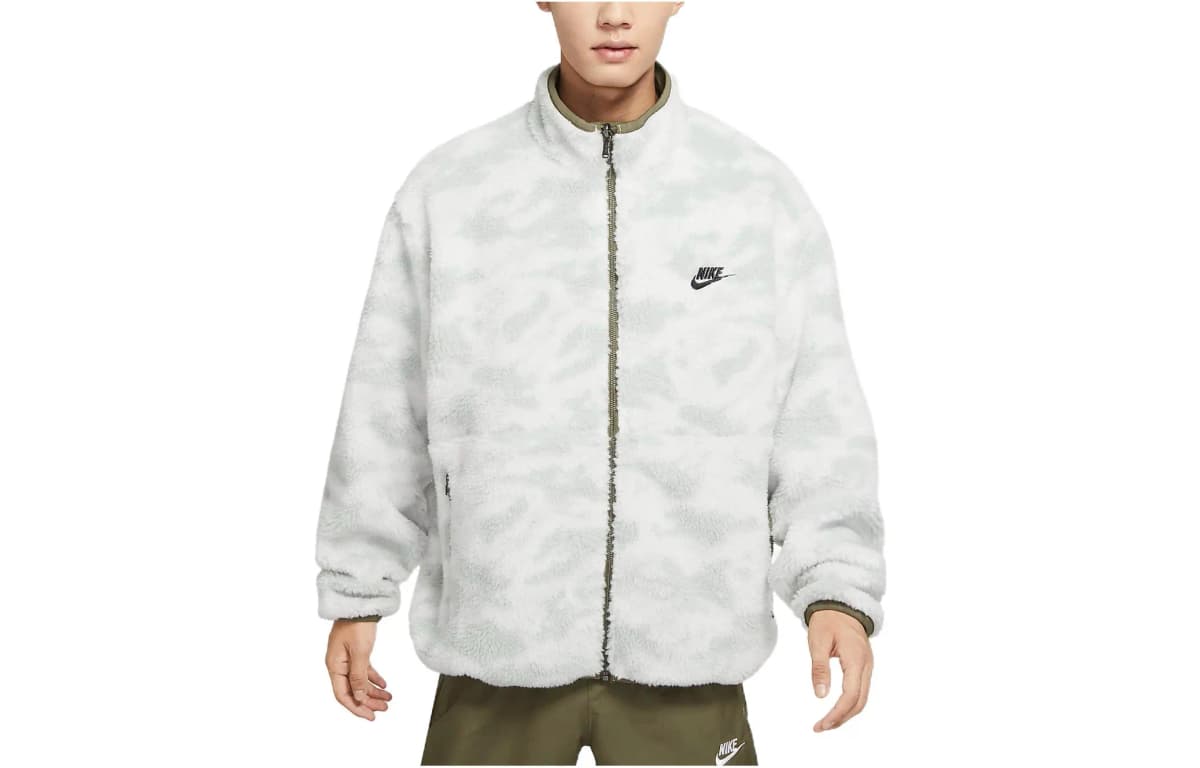 Nike Kişi Məxmər Pencəyi Ağ