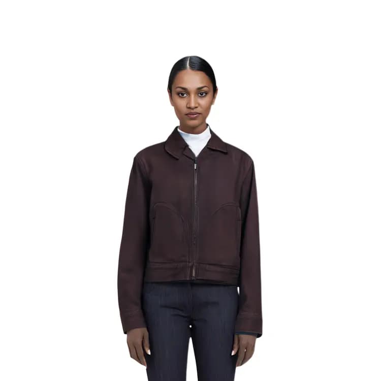 Levi’s FW22 Qadın Cins Pencəyi Tünd Qırmızı 5