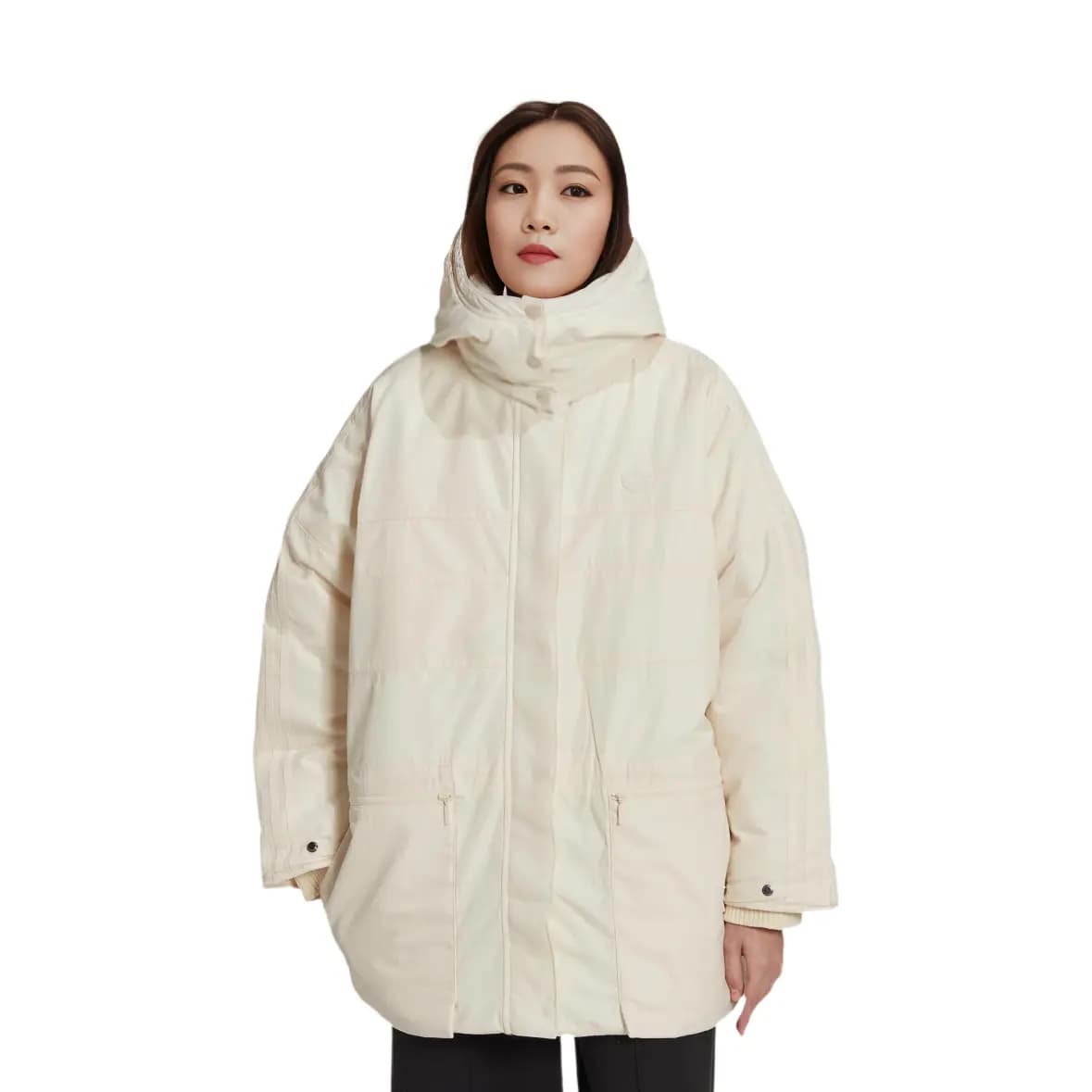 Adidas Originals Puffer Qadın Pencəyi Ağ 2