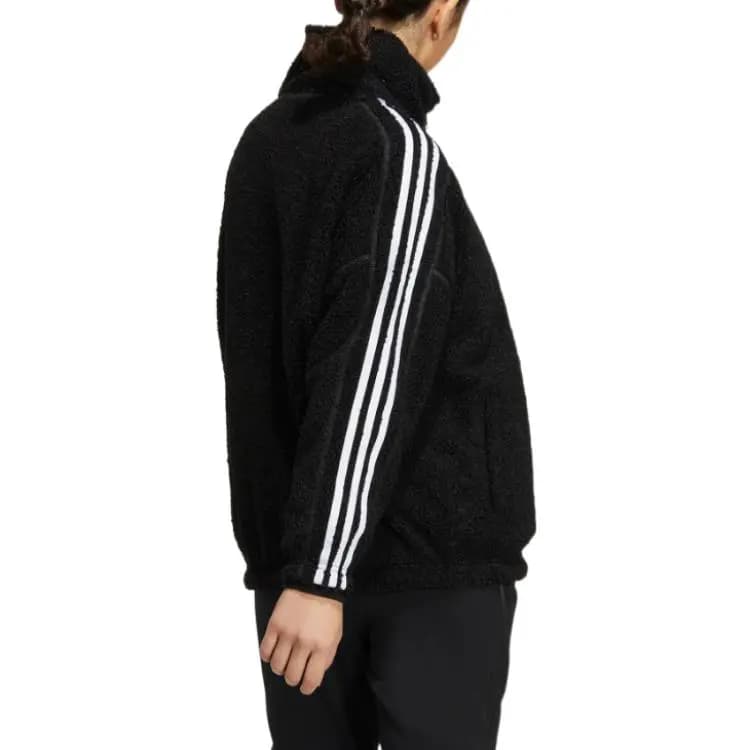 adidas Metrevboa Faux Shearling Qadın Pencəyi Qara 5