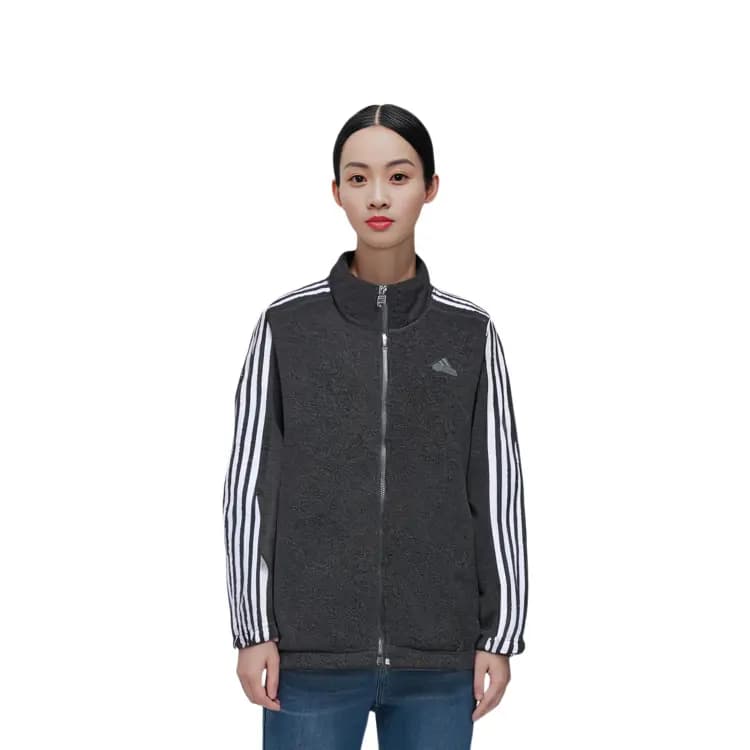 adidas Metrevboa Faux Shearling Qadın Pencəyi Qara 7