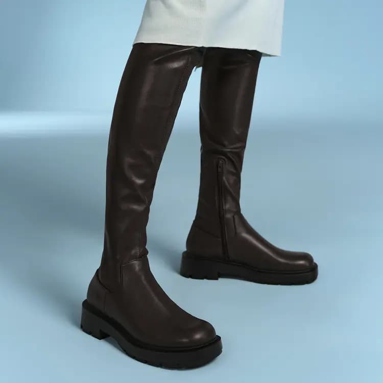 CHARLES&KEITH Over-the-knee Boots Women's Black 7