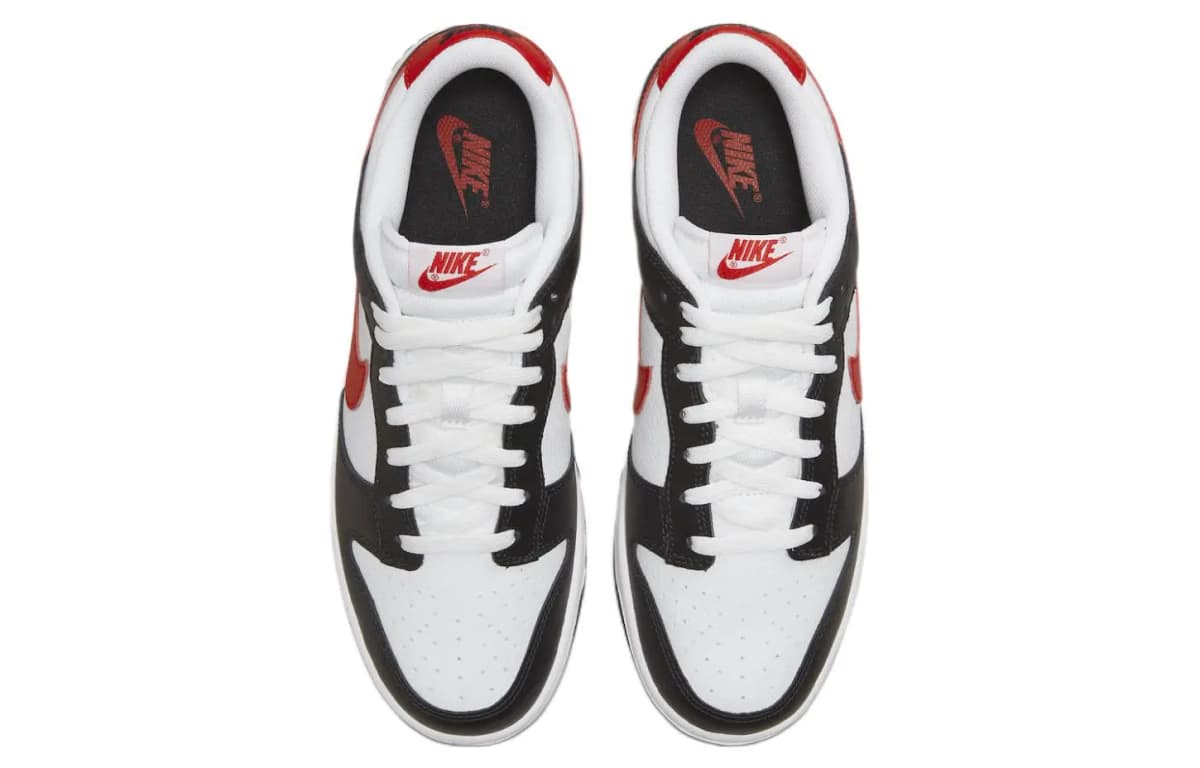 Nike Dunk Low Retro Red Swoosh Panda 4