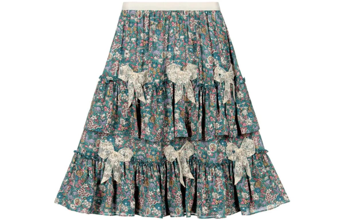 GUCCI Çiçək Printli Ətək Uşaq
