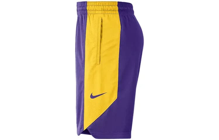 Nike NBA Los Angeles Lakers Shorts Men's Purple 3